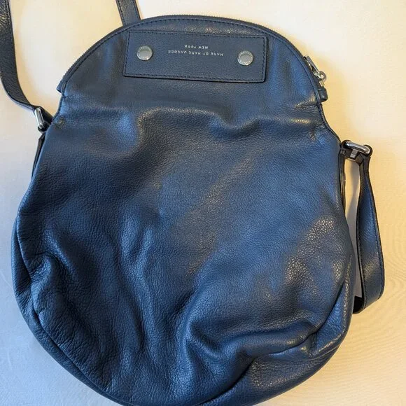 Marc Jacobs Natasha Blue Crossbody (Larger 12 inch version) - Picture 5 of 6